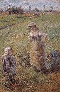 Camille Pissarro woman with children Germany oil painting artist